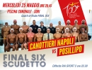 Pallanuoto. Presentata a Recco la Final Six Scudetto.  La Canottieri domani a Sori affronta il Posillipo nei quarti di finale ore 20,45 (differita RaiSport 2 ore 22,30).