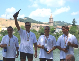 Campioni d’Italia in 4 senza Carmine Capuozzo, Raffaele Mucciariello, Sergio Coppola, Pietro Capuano