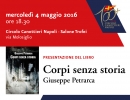 Presentazione del libro Corpi Senza Storia di Giuseppe Petrarca - mercoledì 4 maggio 0re 18,30