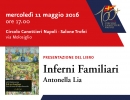 Presentazione del libro Inferni Familiari di Antonella Lia - mercoledì 11 maggio 0re 17,00